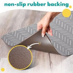 Nalalas vegan-leather pet mat material provides a durable, eco-friendly surface