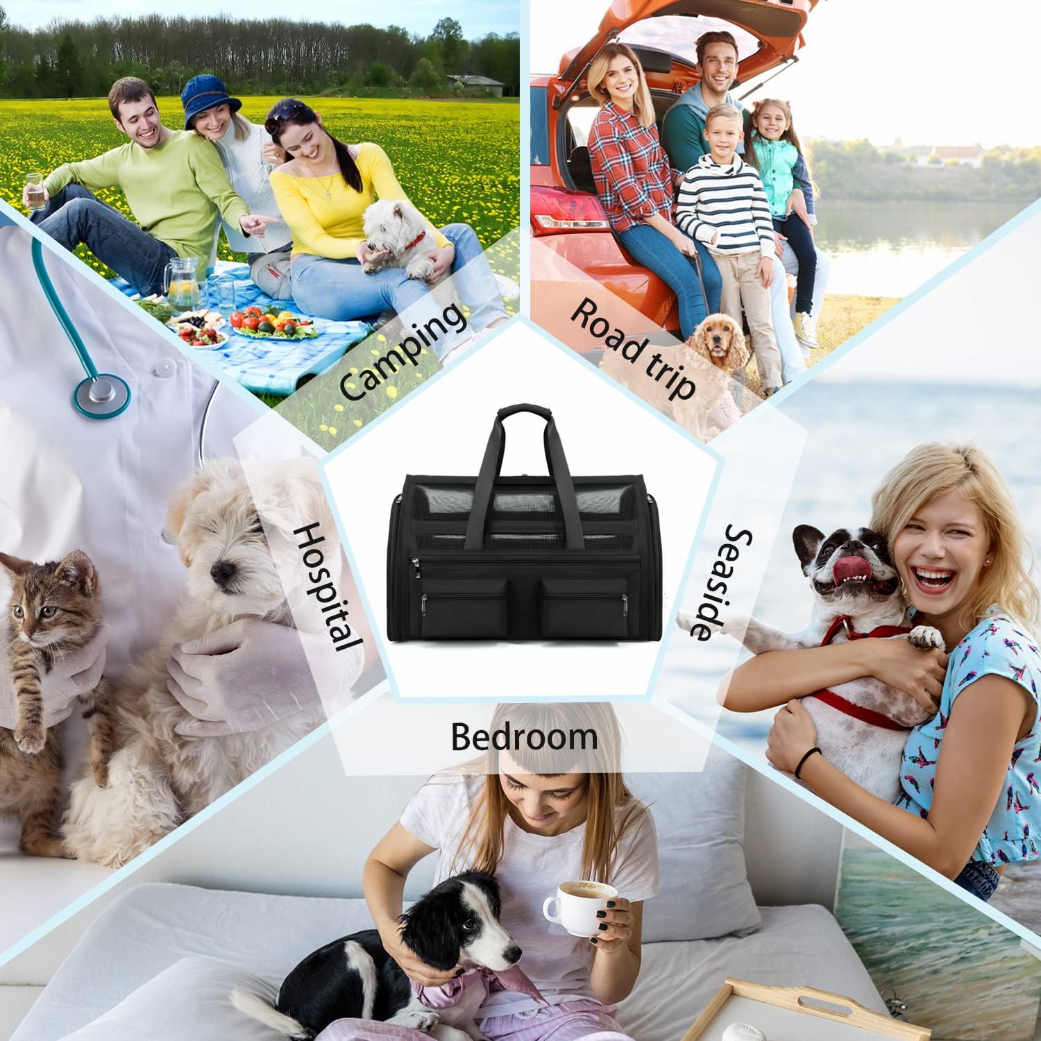 NALIYOUHU washable wear-resistant fabric keeps the carrier clean on journeys.