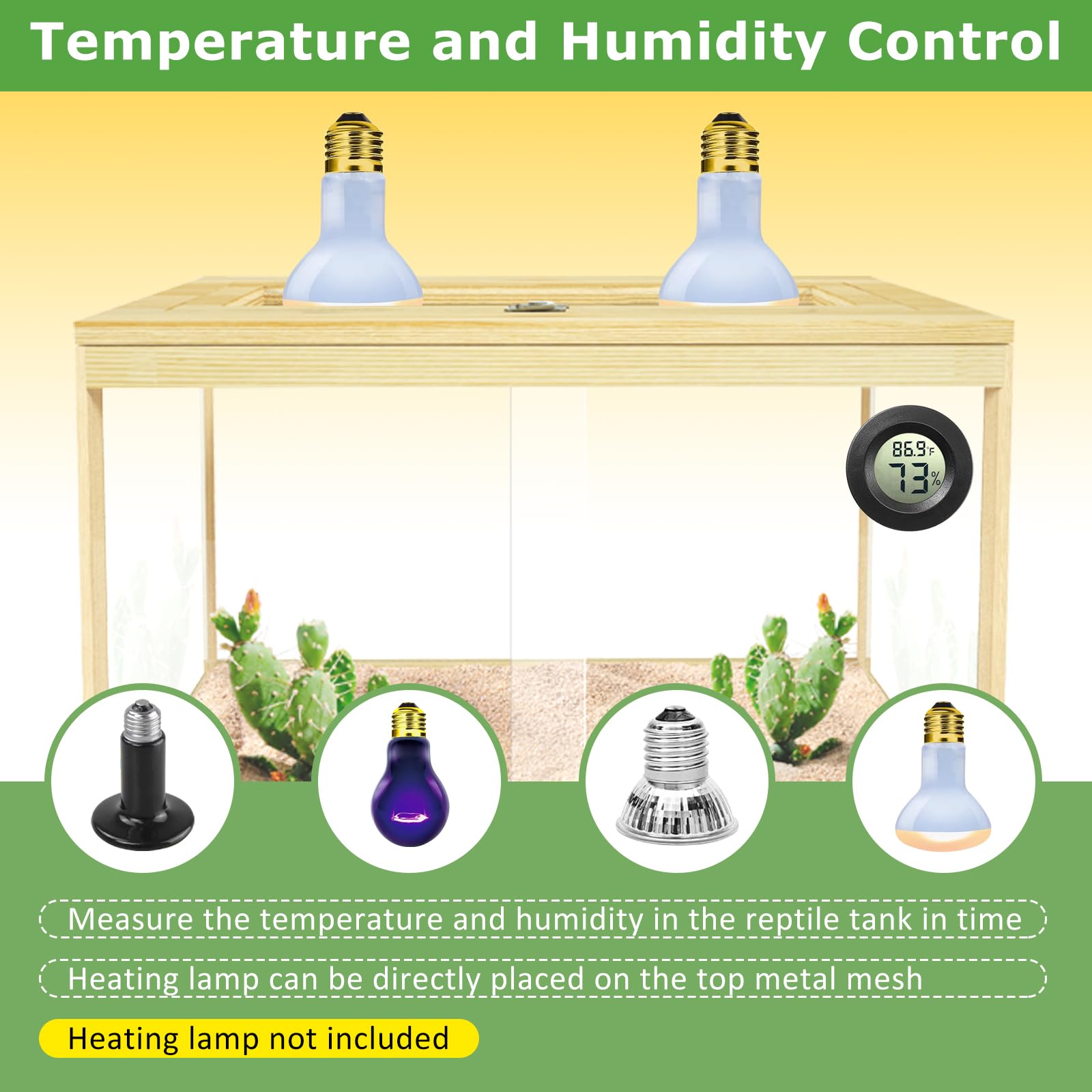 Nalwort reptile terrarium 28-gallon interior view showcases spacious habitat for reptiles