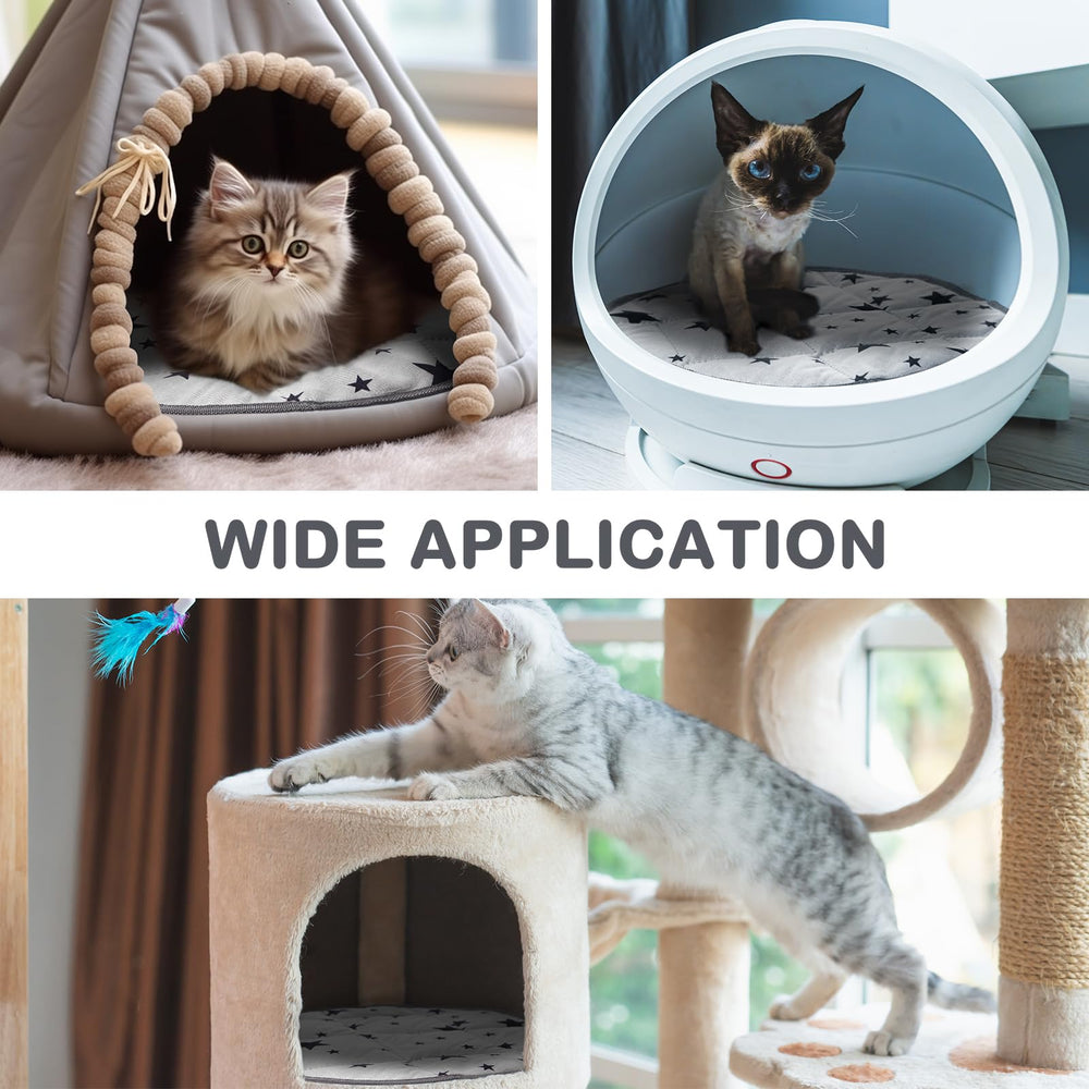 Namalu self-warming cat bed with anti-slip bottom for stable indoor or outdoor naps.