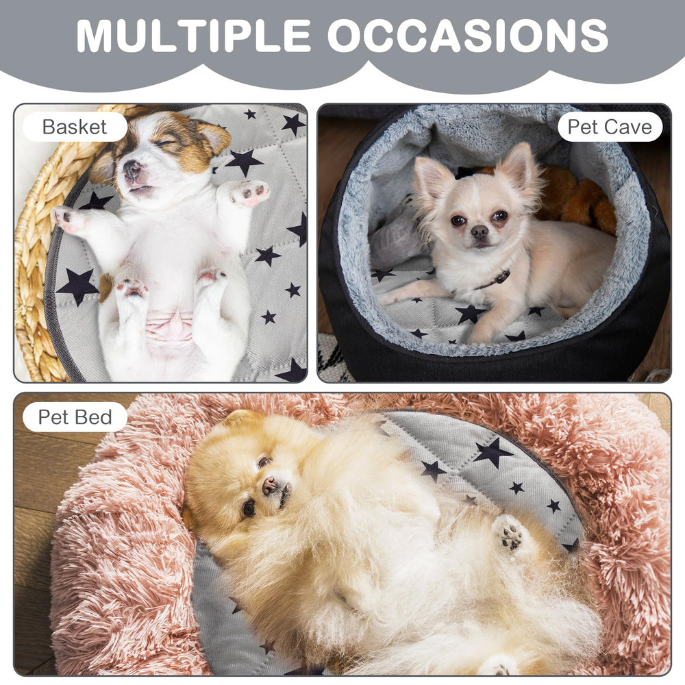 Namalu self-warming cat bed shown in indoor-outdoor setup for flexible use.