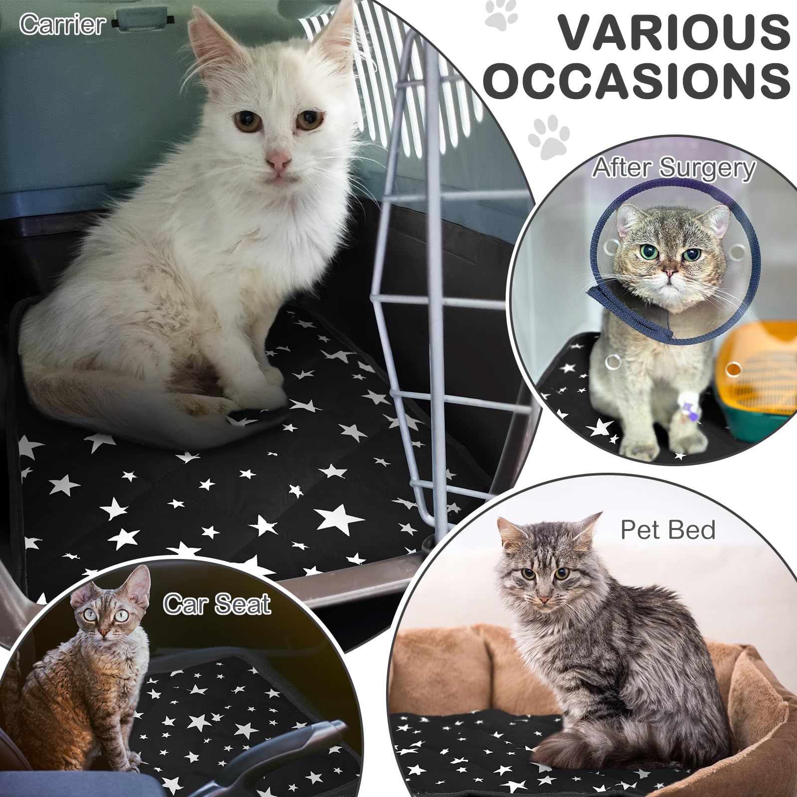 Namalu self-warming pad anti-slip bottom keeps a pet in place during rest.