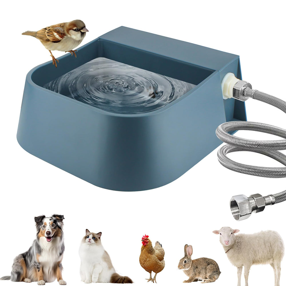 NAMSAN automatic dog water dispenser with float valve for consistent hydration.