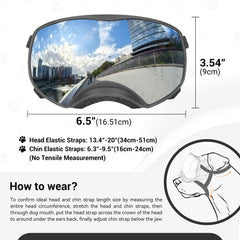 NAMSAN Dog Goggles include adjustable straps to keep goggles secure during runs.