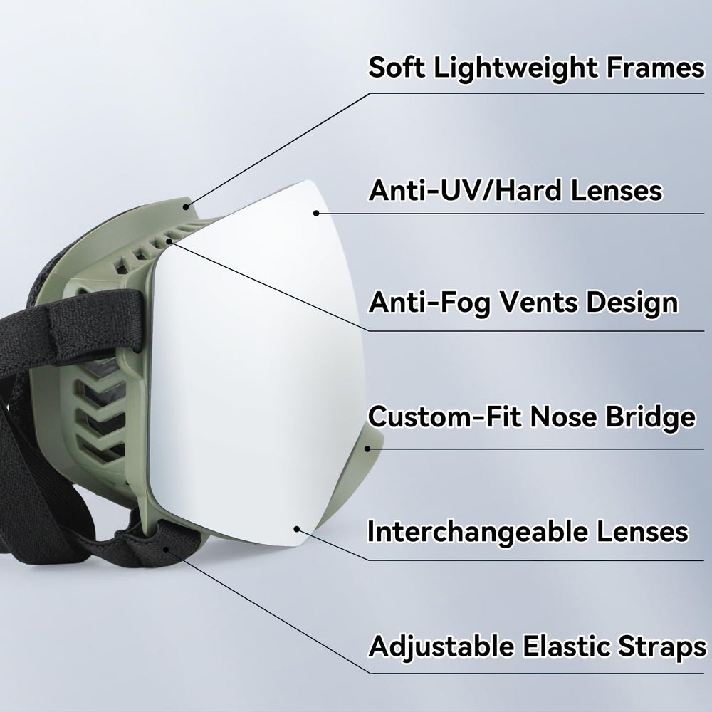 NAMSAN dog goggles soft inner-padding provides gentle comfort for extended wear