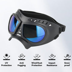 NAMSAN dog goggles UV-resistant lenses guard eyes from sun glare on sunny days