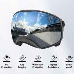 NAMSAN Dog Goggles feature UV400 lenses to guard eyes on sunny hikes.