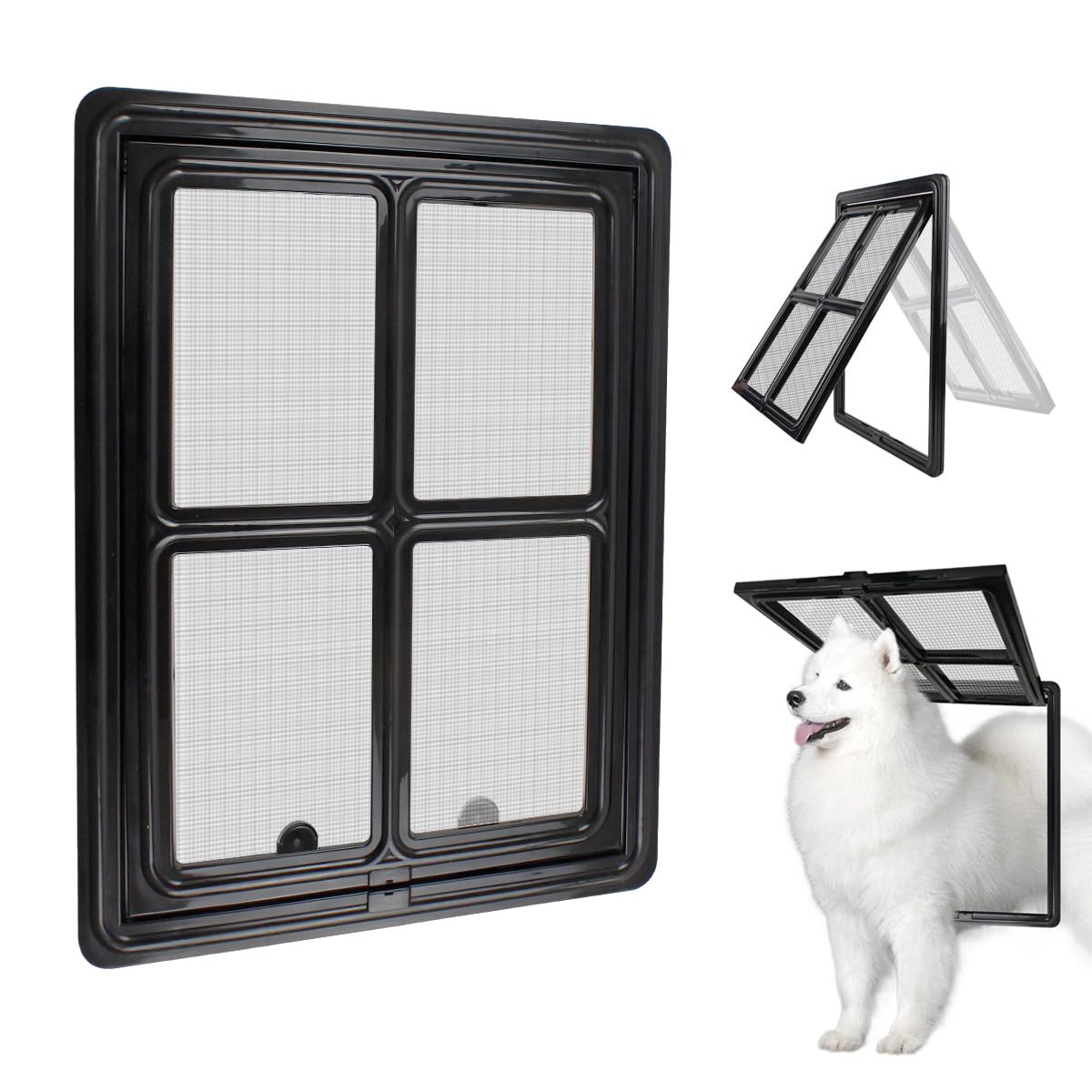 NAMSAN dog screen door 12 x 16 inner opening for easy pet access.