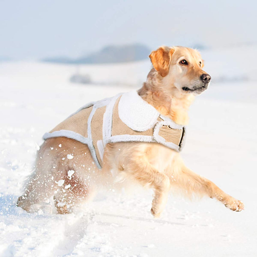 NAMSAN Dog Sherpa Jacket machine-washable care for easy upkeep.
