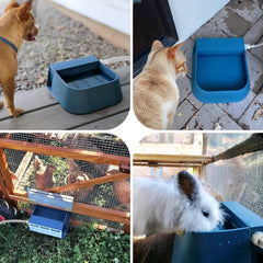 NAMSAN outdoor water trough shows 2L capacity for pets outdoors.