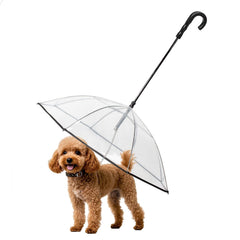 Paraguas para perro pequeño NAMSAN con visera transparente para mayor visibilidad.
