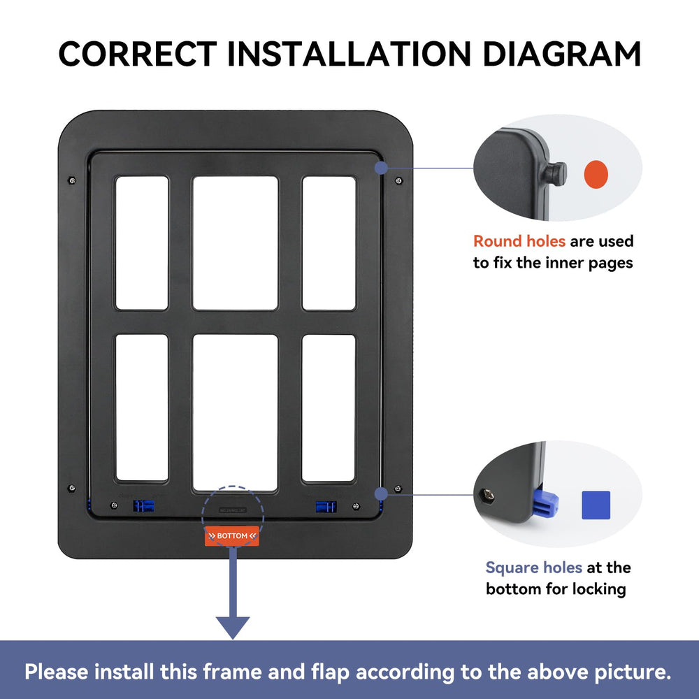 NAMSAN screen flap cut-fit option helps customize for your space.