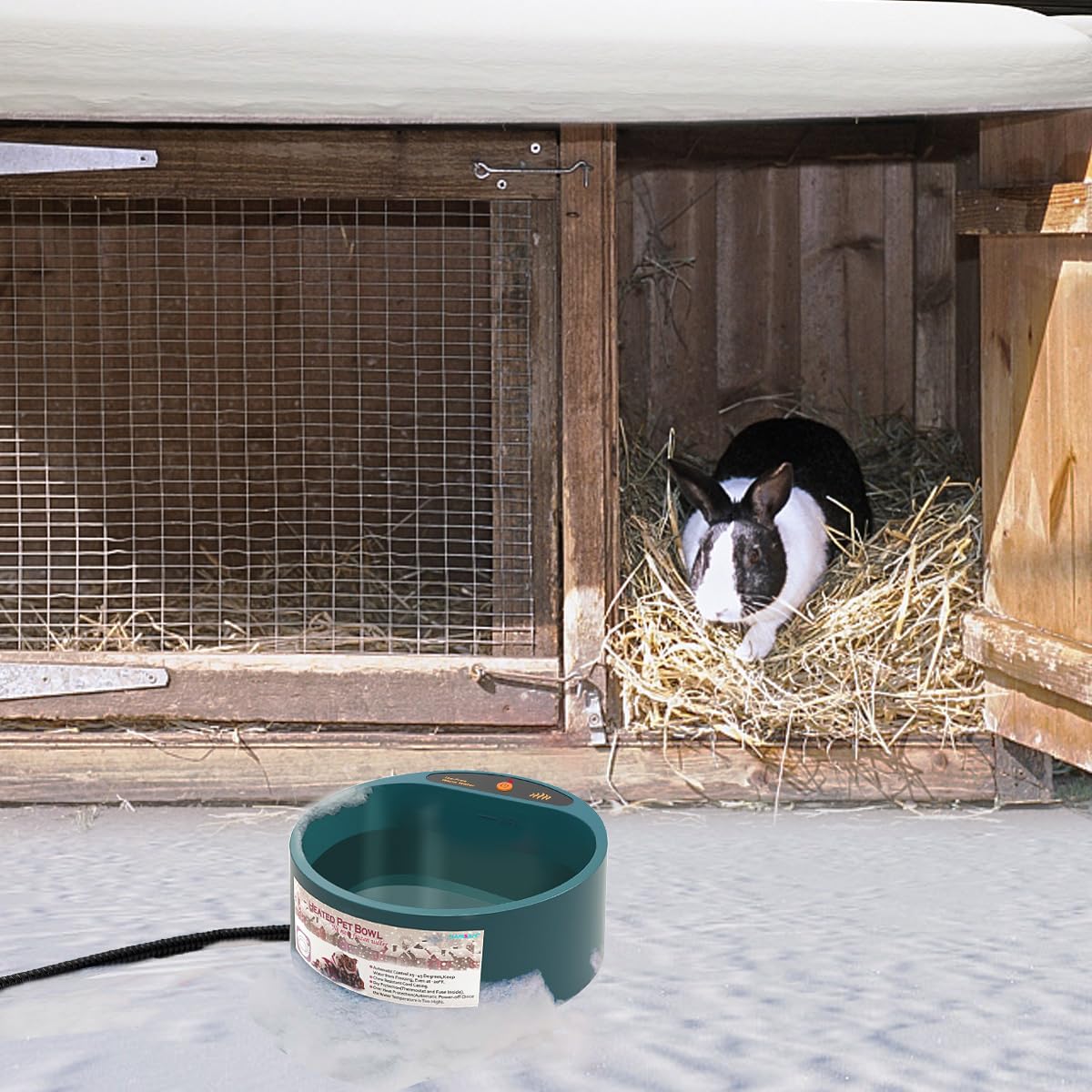 NAMSAN water-bowl-capacity-2-2l supports daily water needs for small animals.