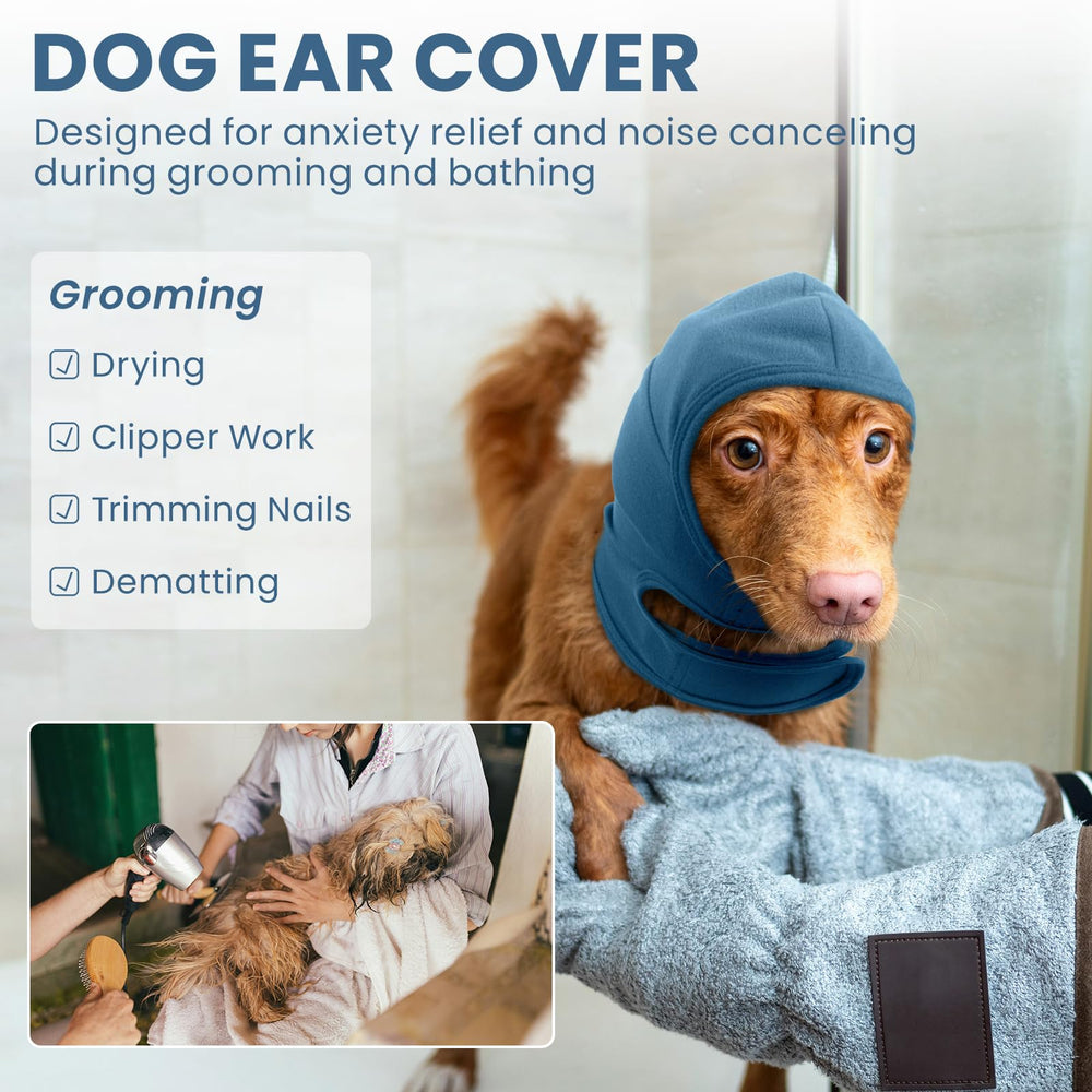 Nanaki Calming Hoodie Post-surgery ear protection supporting medication access