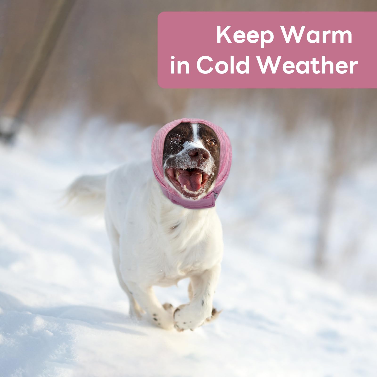 Nanaki dog ear muffs provide noise protection during fireworks and storms