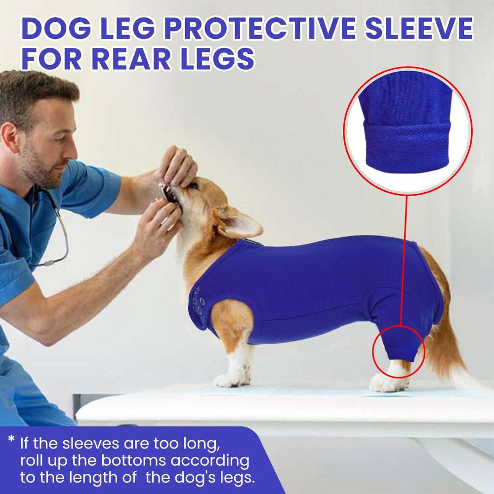 Nanaki Dog Wound Care Shirt breathable fabric conveys soft, gentle wear for fragile wounds.