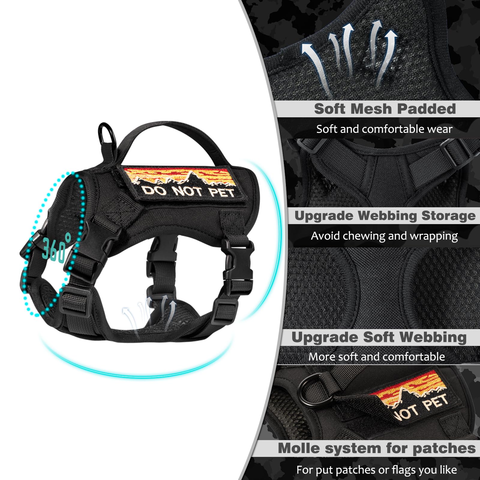 Nanappice large-cat friendly design supports big breeds during walks