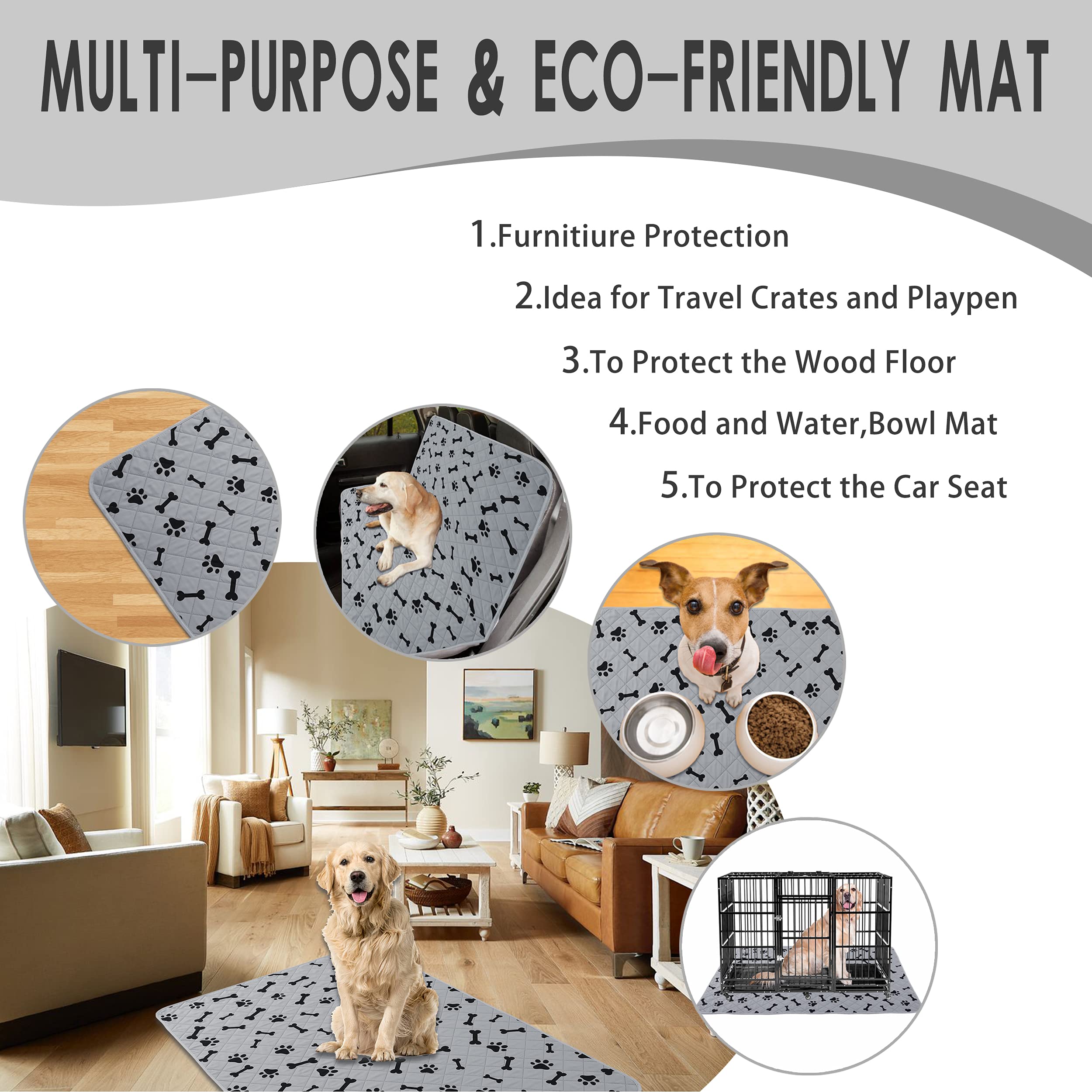 Nanbowang machine-washable pee pad for easy cleaning