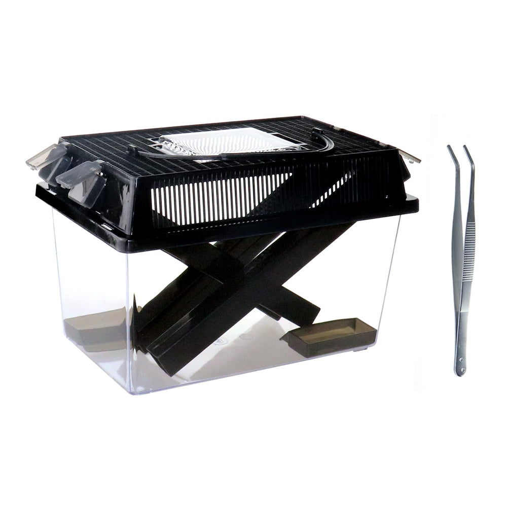 NANEEZOO Cricket Keeper front view for quick feeding and observation