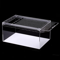 NANEEZOO Magnetic Acrylic Large Enclosure top view highlights air flow