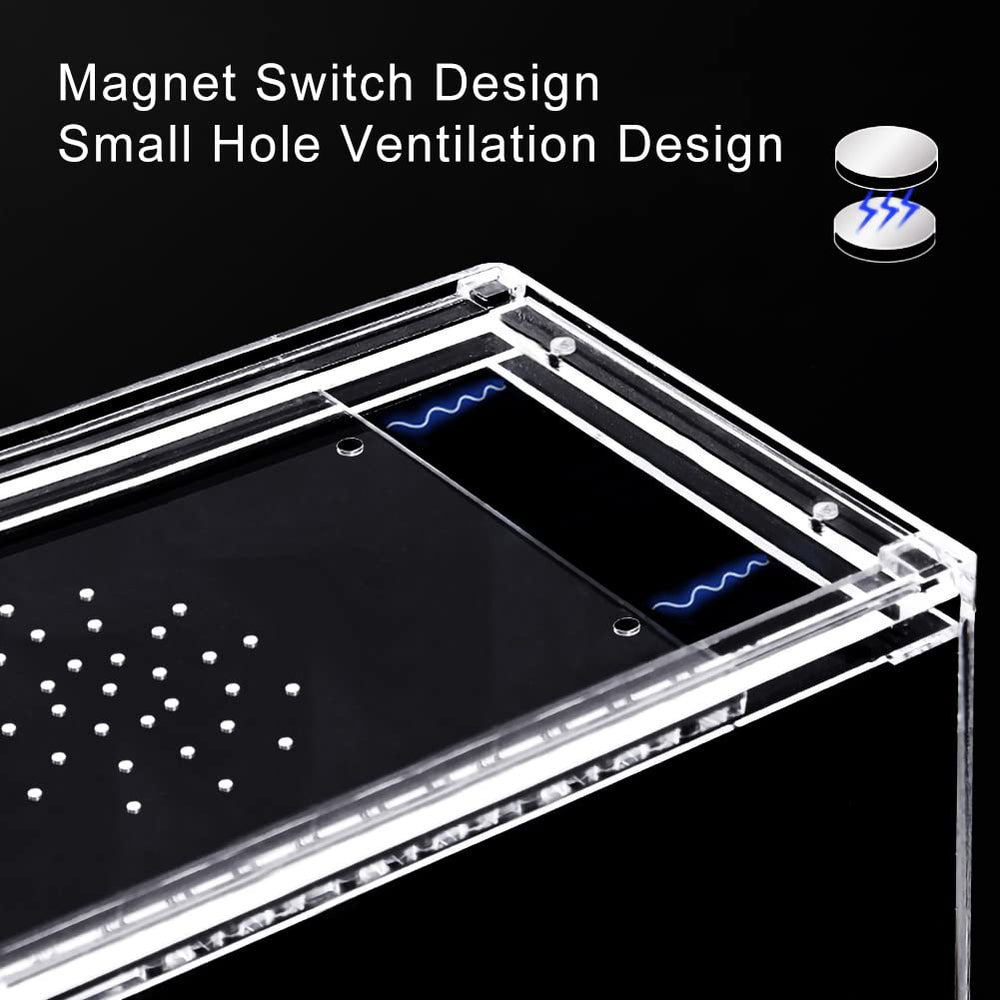 NANEEZOO stackable-base image shows secure water or substrate containment