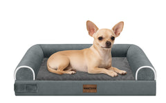 NANUYA small dog bed with egg-crate foam for joint comfort