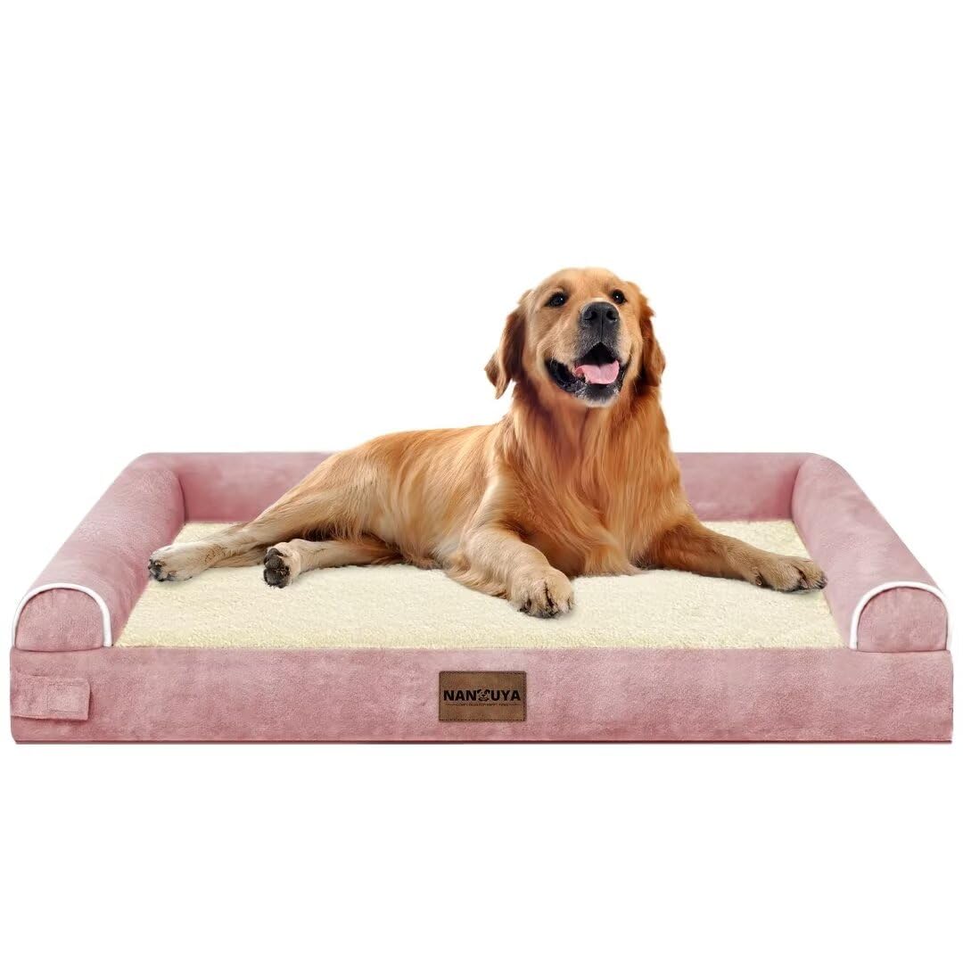 NANUYA dog lounging on bed demonstrating cozy, secure space