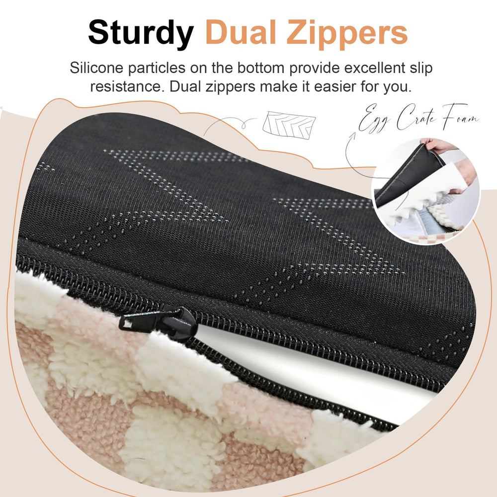 NANUYA dog bed non slip bottom keeps bed in place