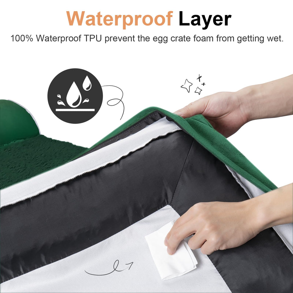 NANUYA removable cover on a machine-washable bed for quick maintenance.