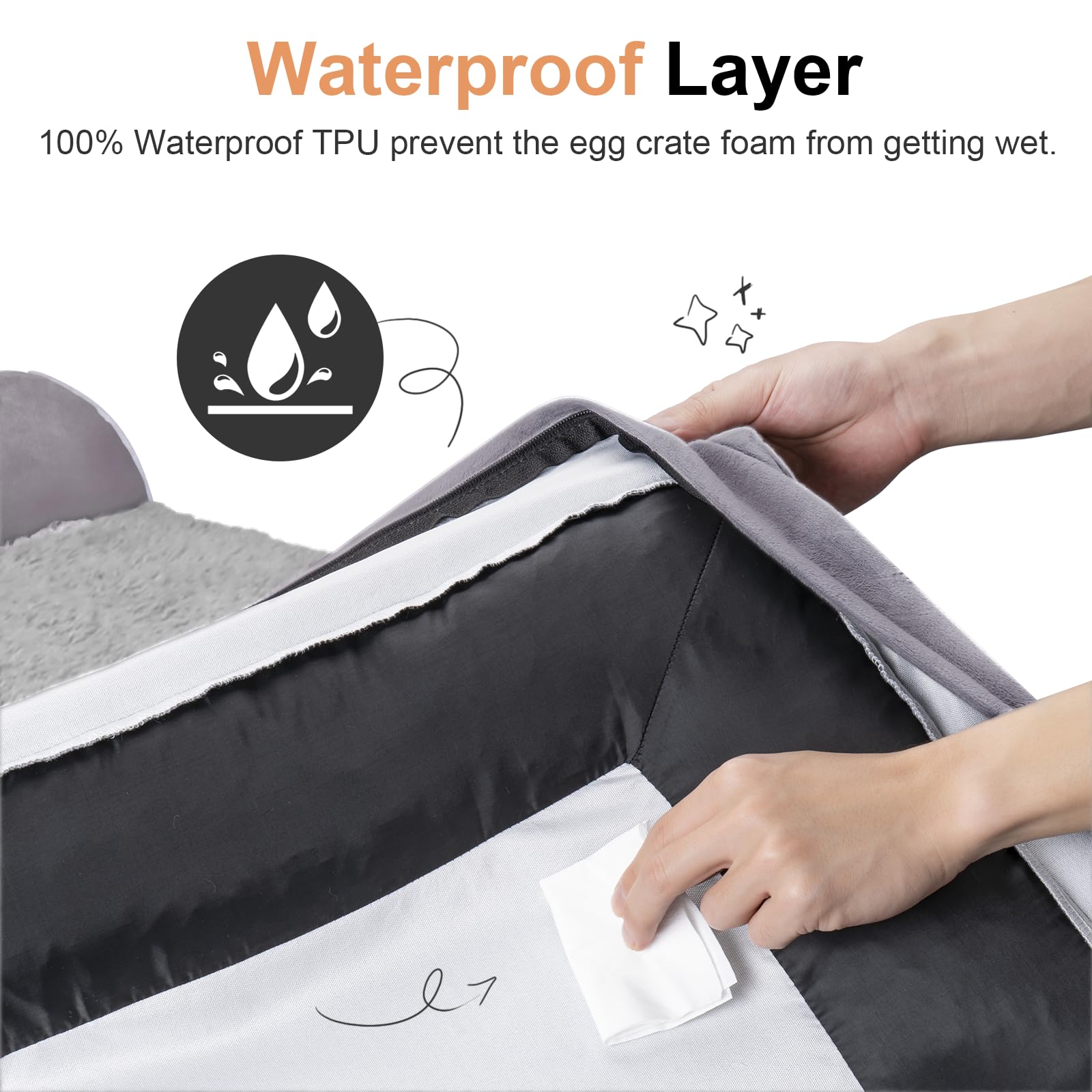 NANUYA soft velvet surface enhances comfort during naps