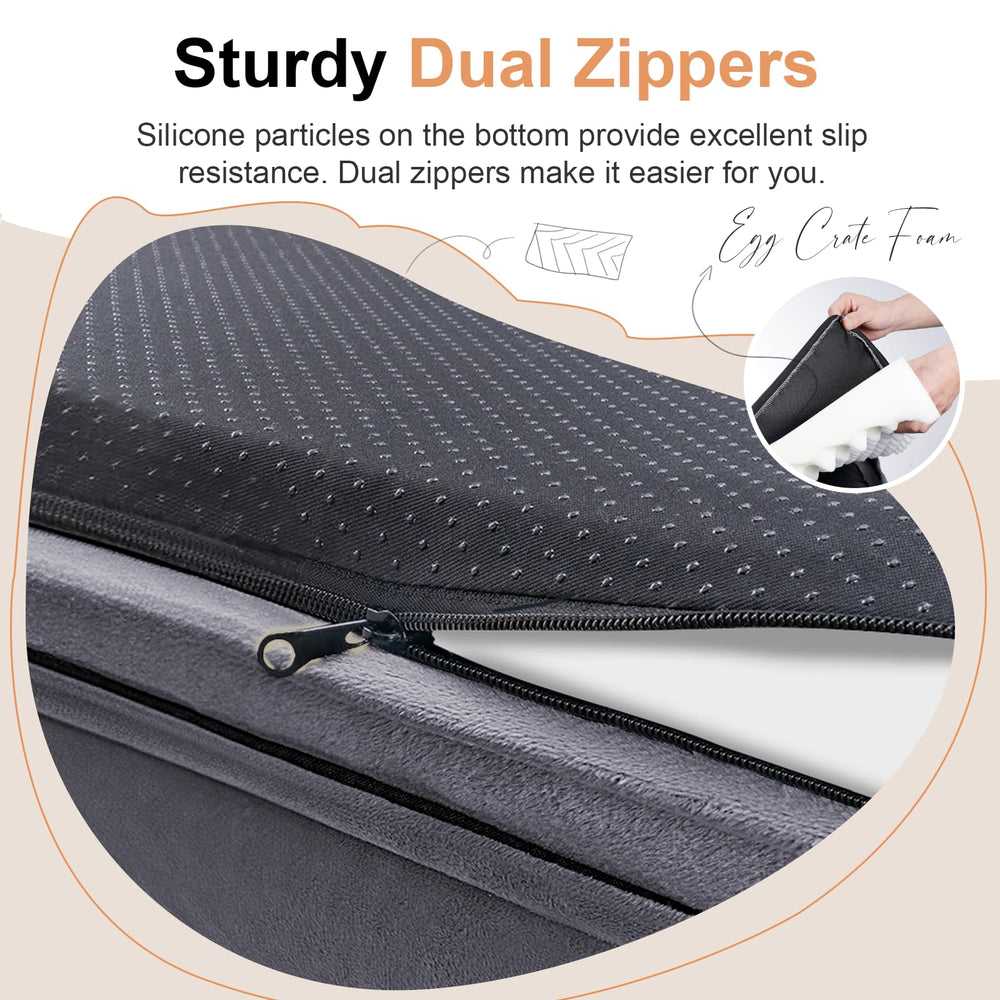 NANUYA waterproof cover protects foam and keeps bed clean
