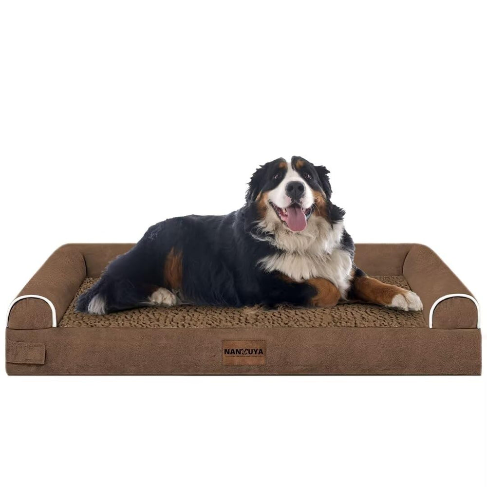 NANUYA bed designed to join two beds for extra-large lounging space.