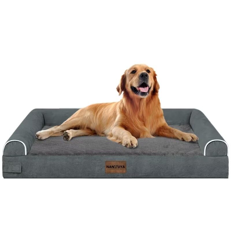 NANUYA large-dog-bed-easy-cleaning-zipper makes washing quick and simple.