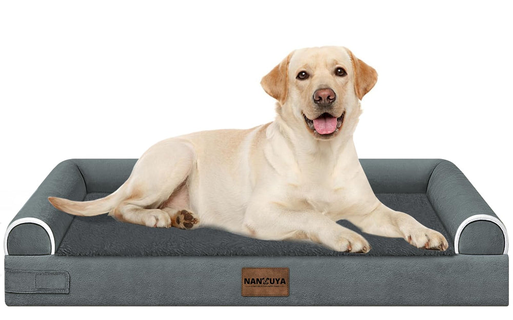 NANUYA large dog bed egg-crate foam for joint comfort
