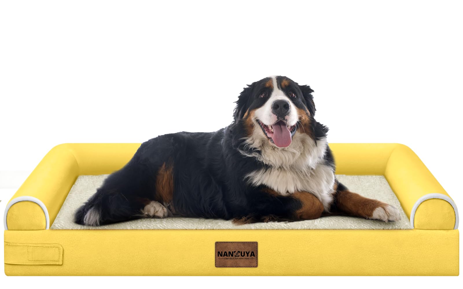 NANUYA large dog bed with orthopedic egg crate foam for joint-friendly support