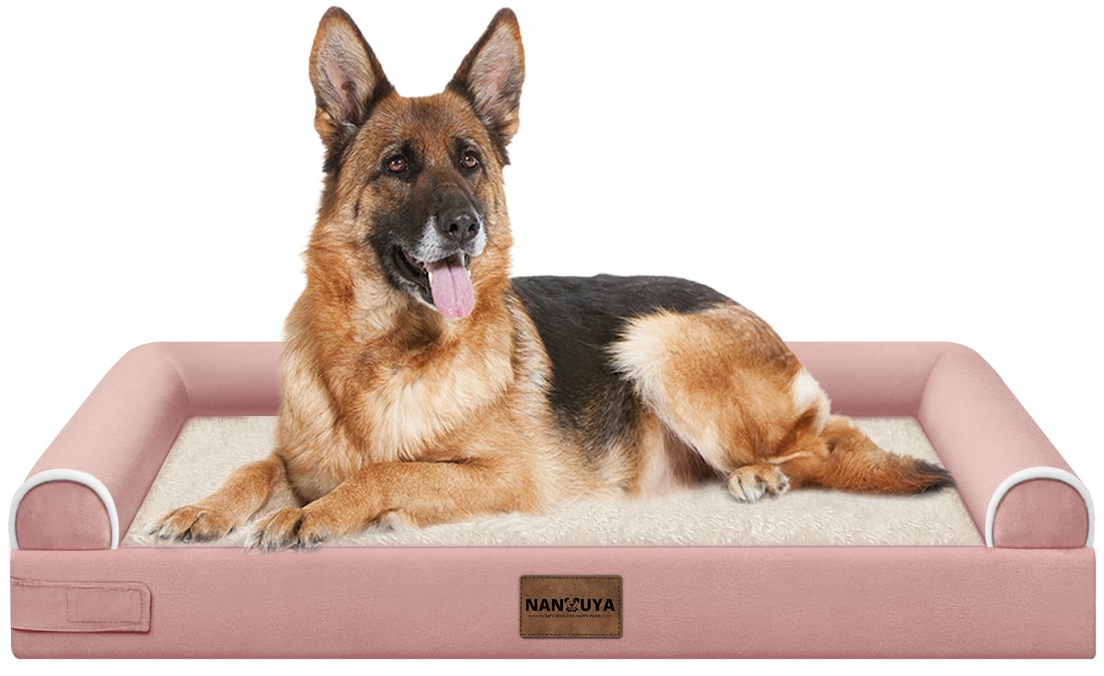 NANUYA large dog bed with orthopedic egg-crate foam for joint support