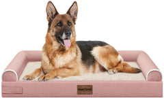 NANUYA large dog bed with orthopedic egg-crate foam for joint support