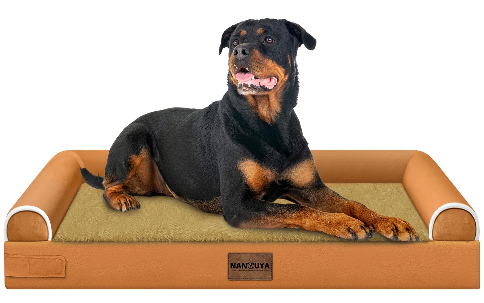 NANUYA large dog bed orthopedic egg crate foam detail for joint support