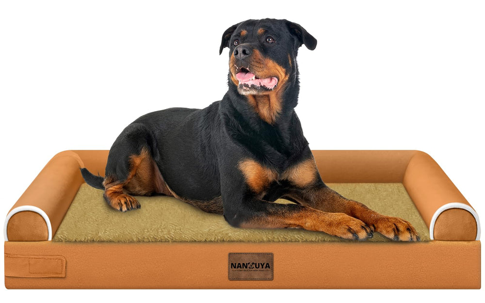 NANUYA large dog bed orthopedic egg crate foam detail for joint support