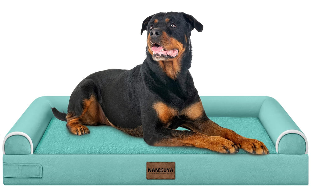 NANUYA large dog bed with orthopedic foam provides even support for big breeds
