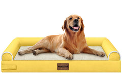 NANUYA large-dog-bed-orthopedic-foam demonstrates even weight distribution for joint comfort.