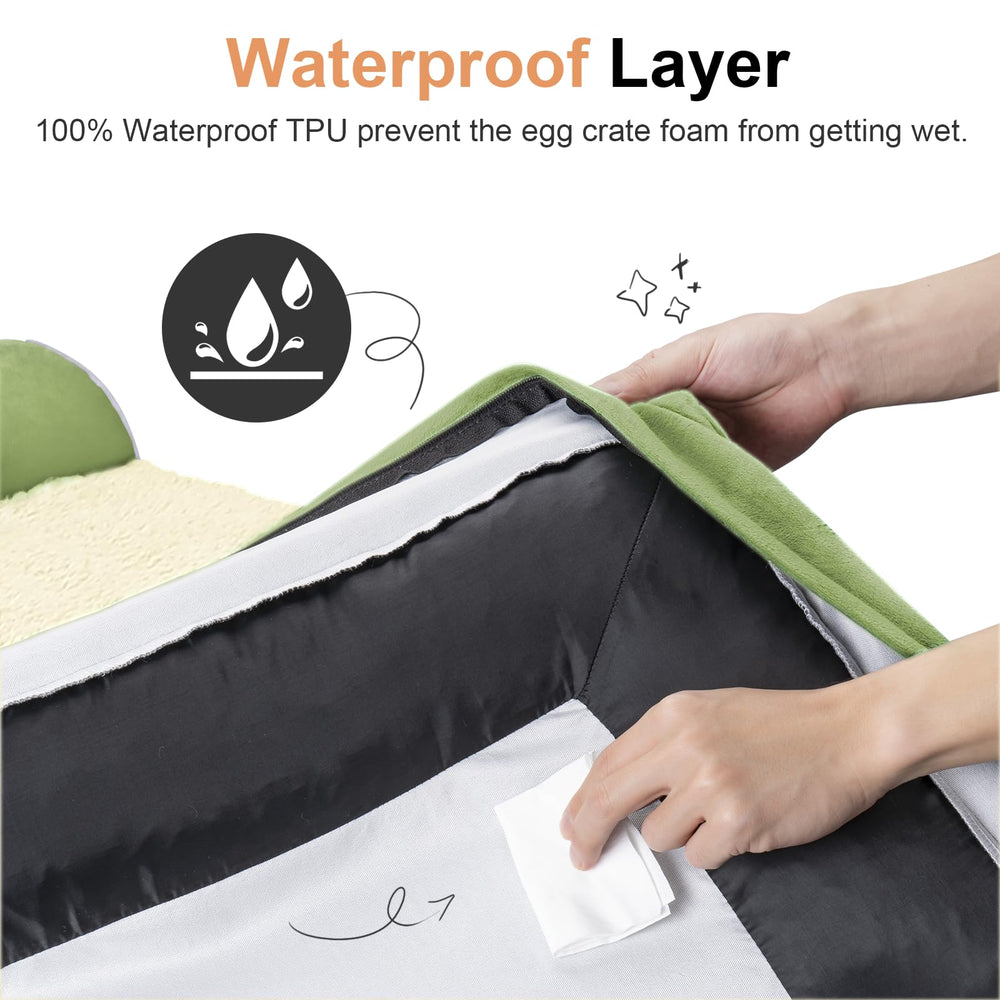 NANUYA waterproof cover closeup protecting inner foam from spills