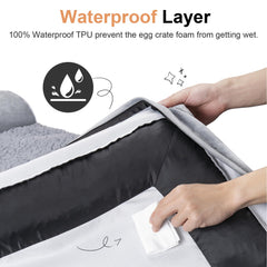 NANUYA large-dog-bed-waterproof-layer protects foam for durable, clean spaces.