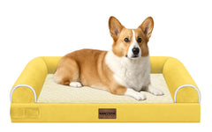 NANUYA medium large dog bed with egg crate foam for supported rest