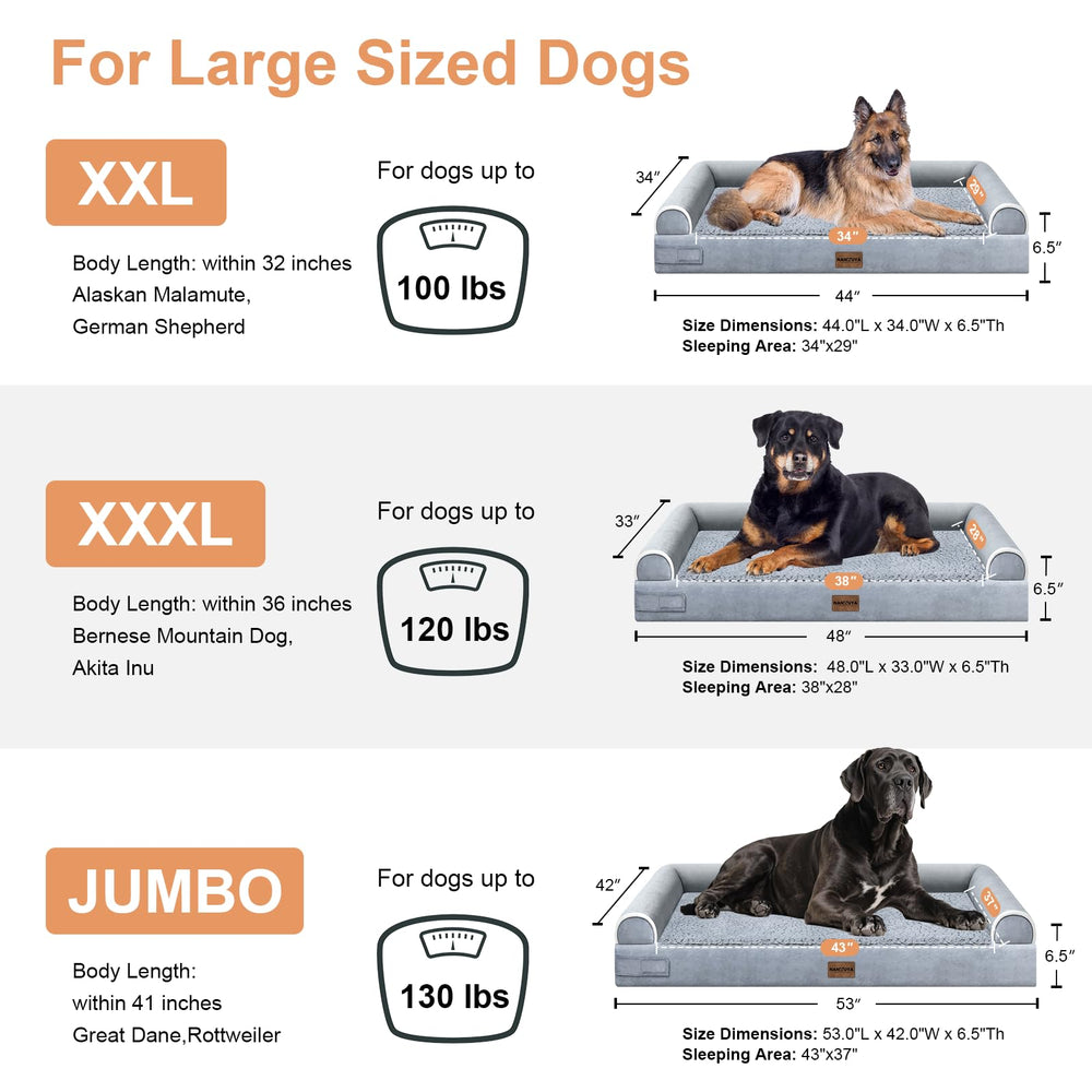 NANUYA non-slip bottom helps keep bed stable