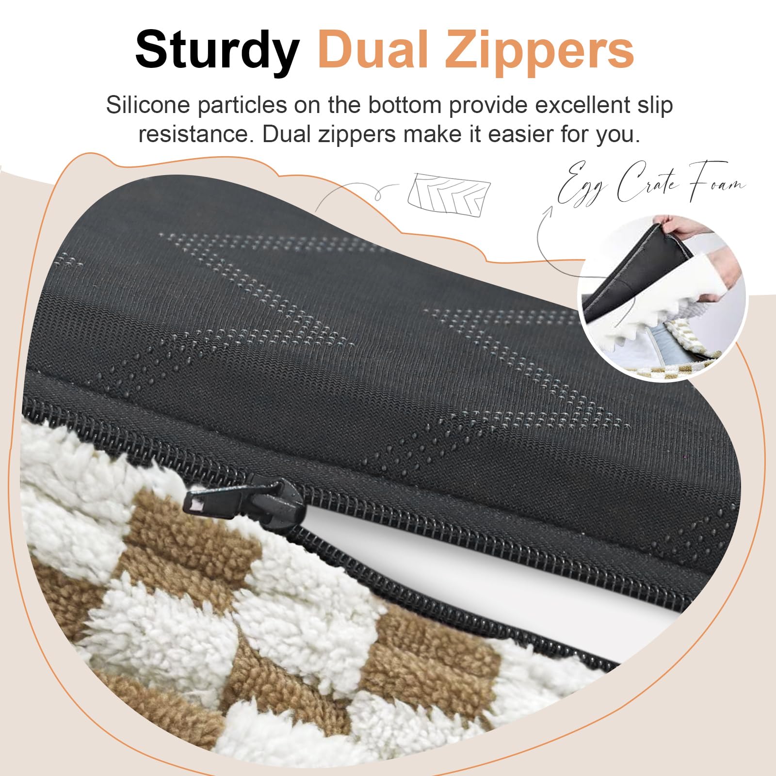 NANUYA non-slip bottom keeps the bed in place during use.