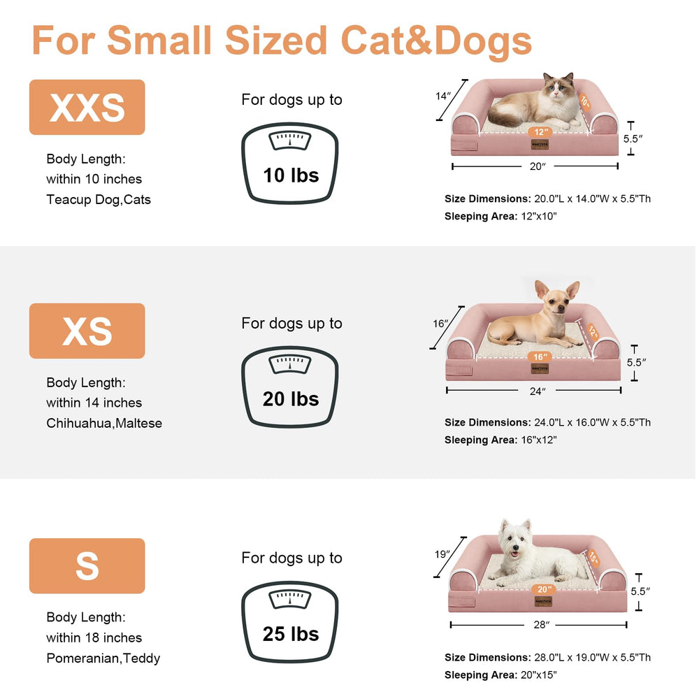 NANUYA pink pet bed complements living spaces for medium dogs and small pets.
