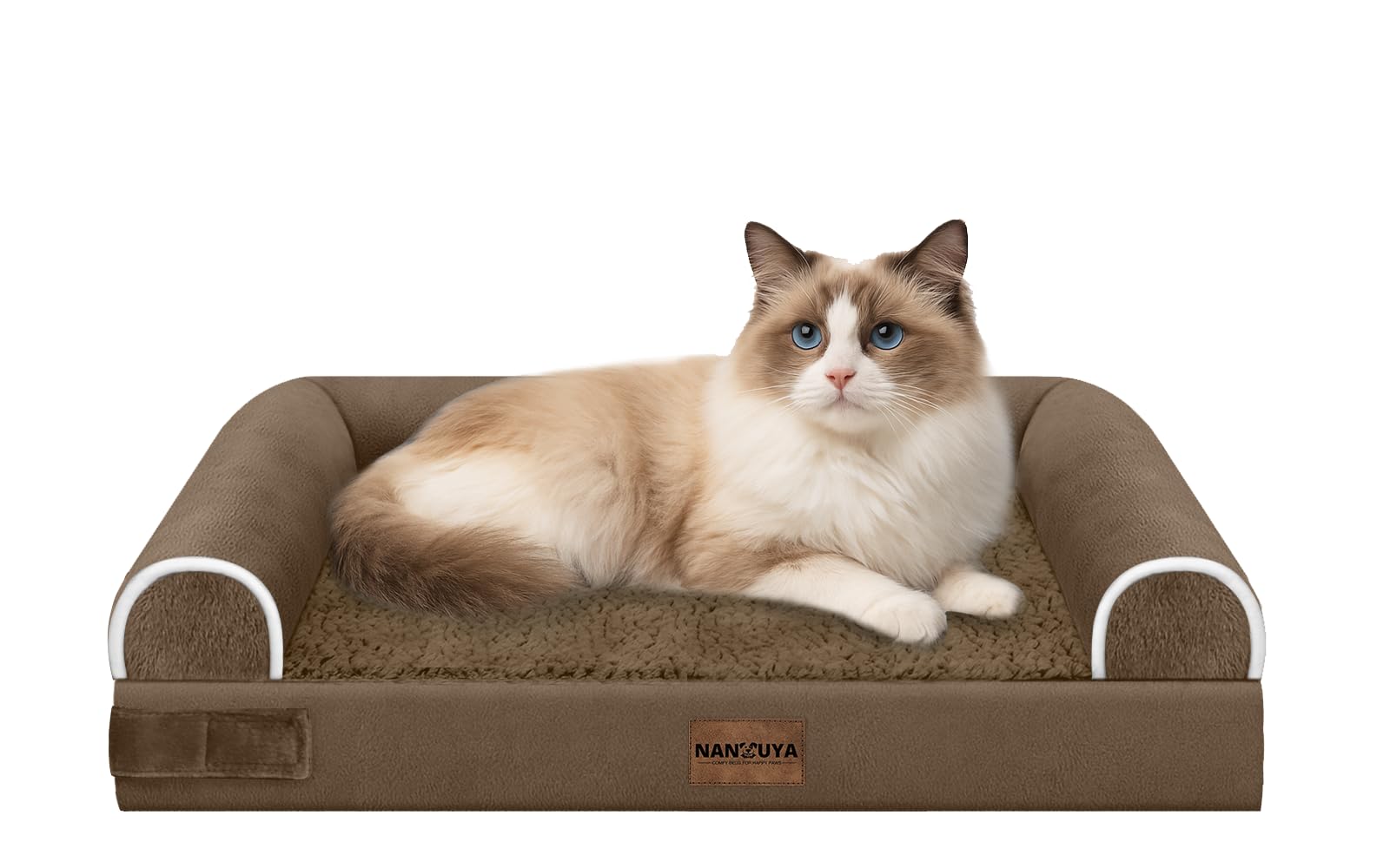 NANUYA small dog bed with egg crate foam for orthopedic comfort