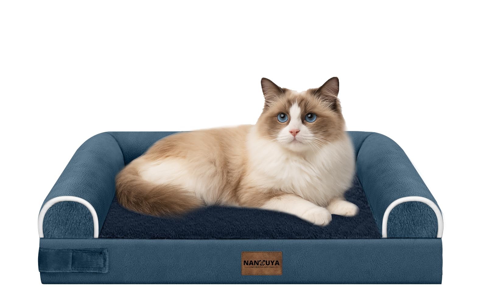 NANUYA small dog bed egg crate foam provides joint-friendly support for tiny pets