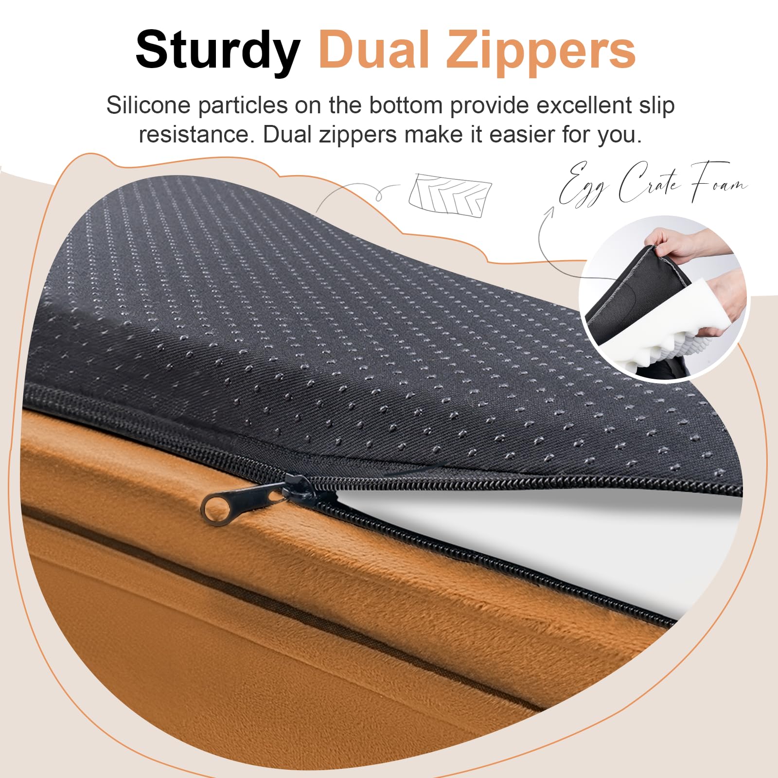 NANUYA small-dog-bed-non-slip-bottom stays put on smooth floors.
